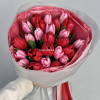 Микс розово-красных тюльпанов, 25 шт